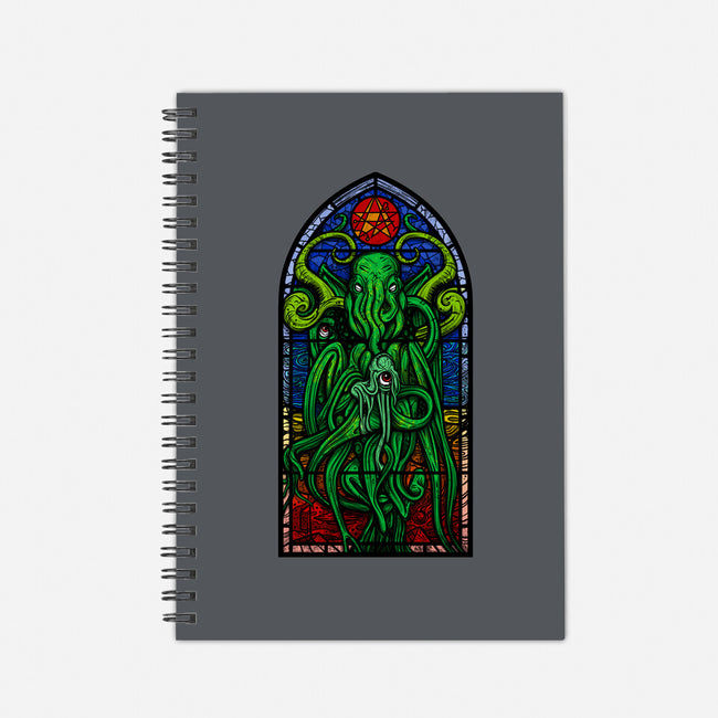 Temple Of Cthulhu-none dot grid notebook-drbutler