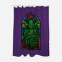 Temple Of Cthulhu-none polyester shower curtain-drbutler