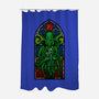 Temple Of Cthulhu-none polyester shower curtain-drbutler