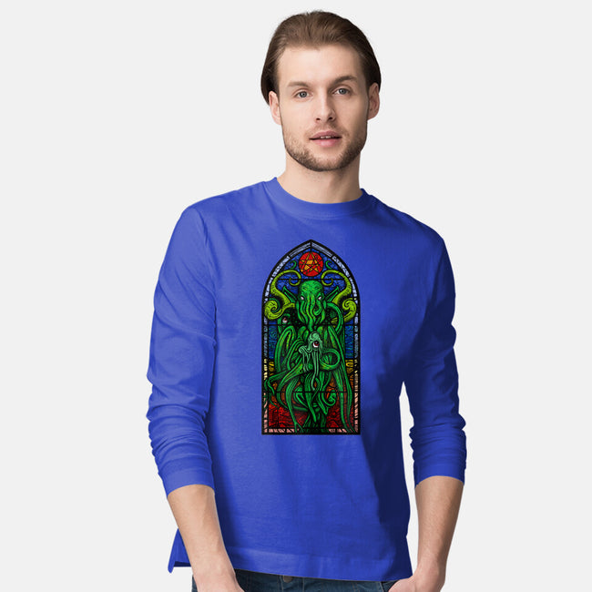 Temple Of Cthulhu-mens long sleeved tee-drbutler