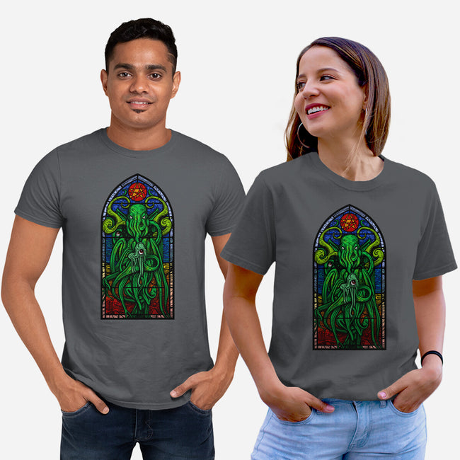 Temple Of Cthulhu-unisex basic tee-drbutler