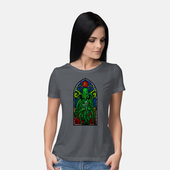 Temple Of Cthulhu-womens basic tee-drbutler