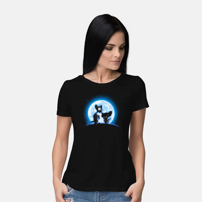 Moonlight Domination-womens basic tee-fanfreak1