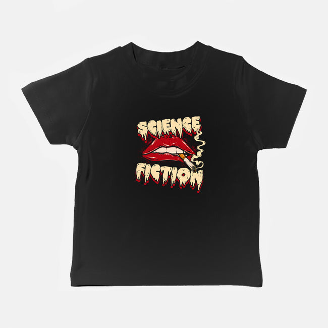 Science Fiction-baby basic tee-Green Devil
