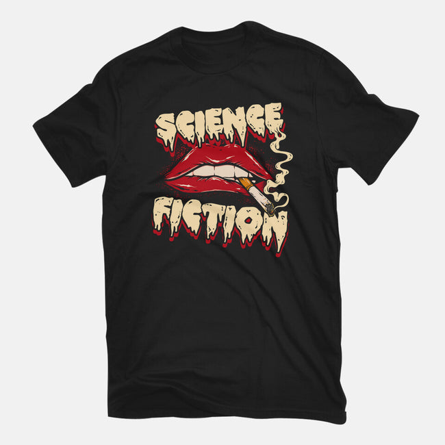 Science Fiction-womens fitted tee-Green Devil