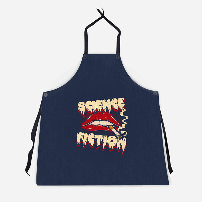 Science Fiction-unisex kitchen apron-Green Devil