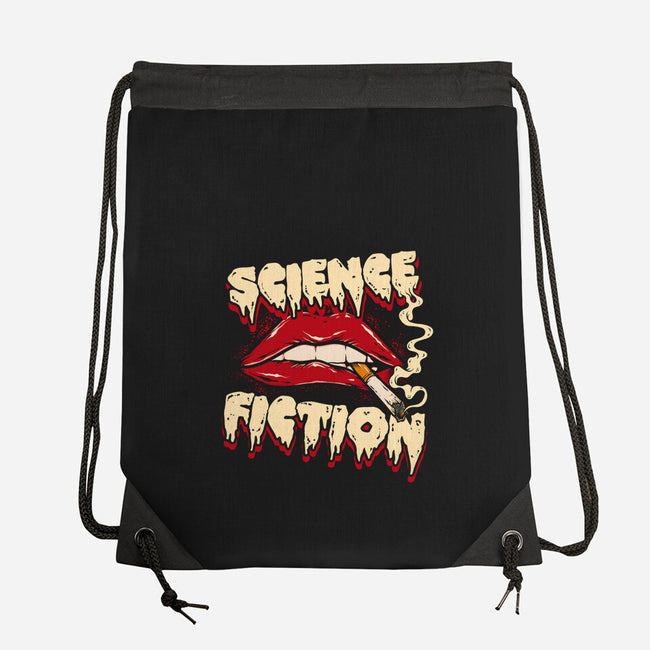 Science Fiction-none drawstring bag-Green Devil