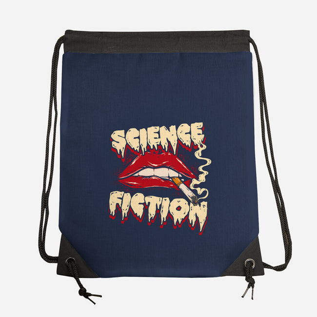 Science Fiction-none drawstring bag-Green Devil