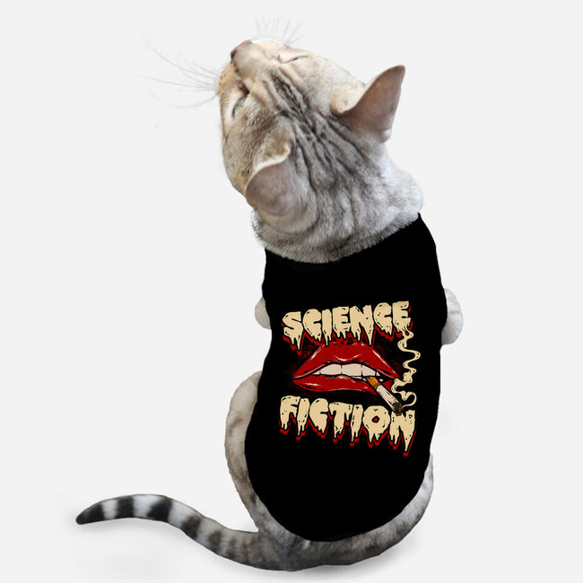 Science Fiction-cat basic pet tank-Green Devil