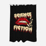 Science Fiction-none polyester shower curtain-Green Devil