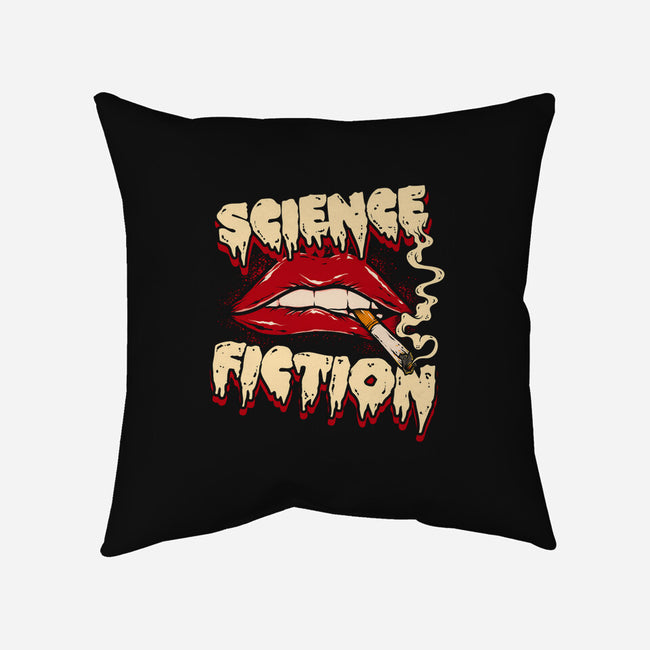 Science Fiction-none removable cover w insert throw pillow-Green Devil
