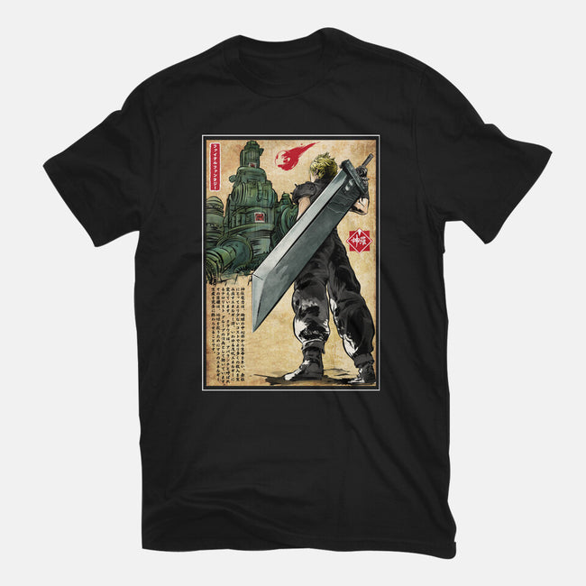 Welcome Back To Midgar-womens fitted tee-DrMonekers