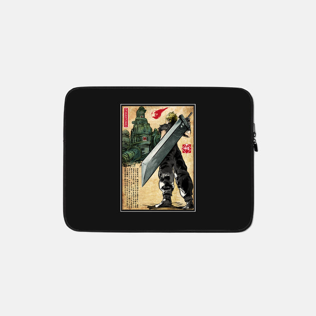 Welcome Back To Midgar-none zippered laptop sleeve-DrMonekers