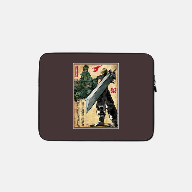 Welcome Back To Midgar-none zippered laptop sleeve-DrMonekers