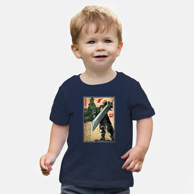 Welcome Back To Midgar-baby basic tee-DrMonekers