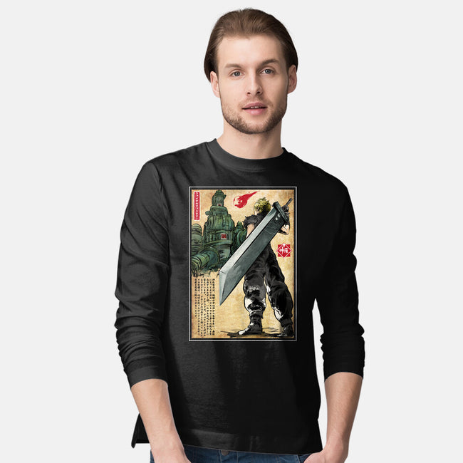 Welcome Back To Midgar-mens long sleeved tee-DrMonekers