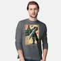 Welcome Back To Midgar-mens long sleeved tee-DrMonekers