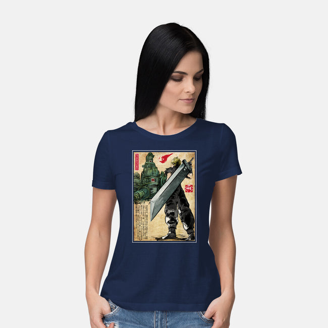 Welcome Back To Midgar-womens basic tee-DrMonekers