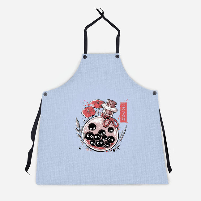 Susuwatari-unisex kitchen apron-xMorfina