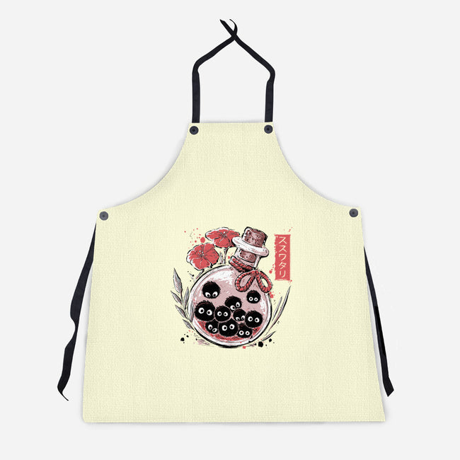 Susuwatari-unisex kitchen apron-xMorfina