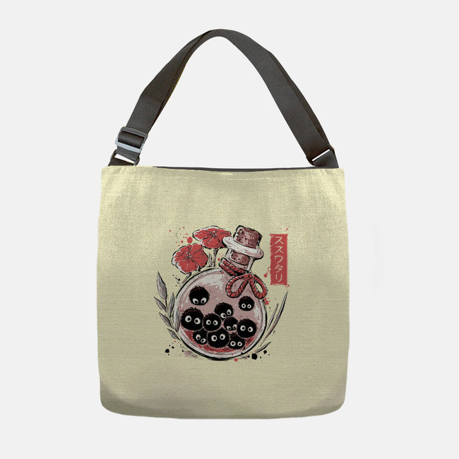 Susuwatari-none adjustable tote bag-xMorfina