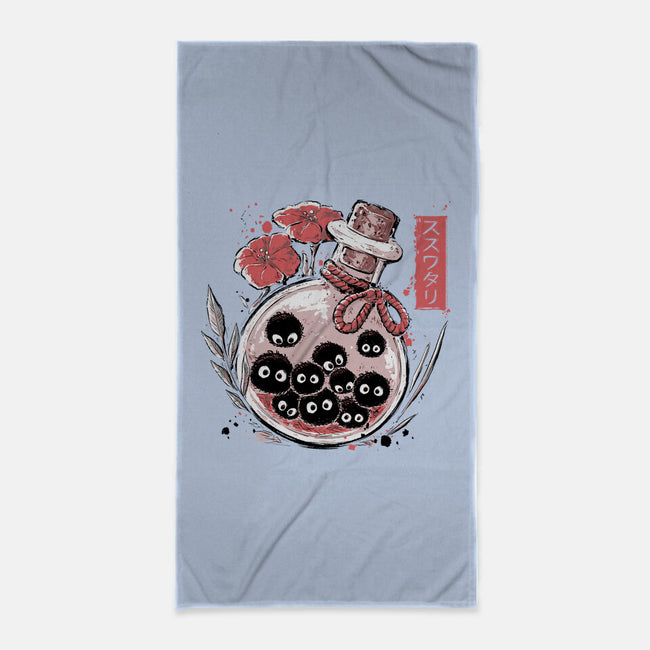 Susuwatari-none beach towel-xMorfina