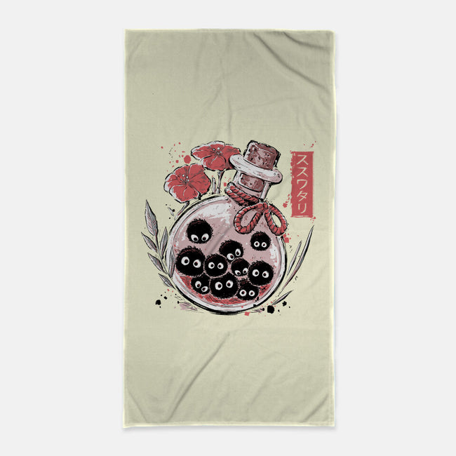 Susuwatari-none beach towel-xMorfina