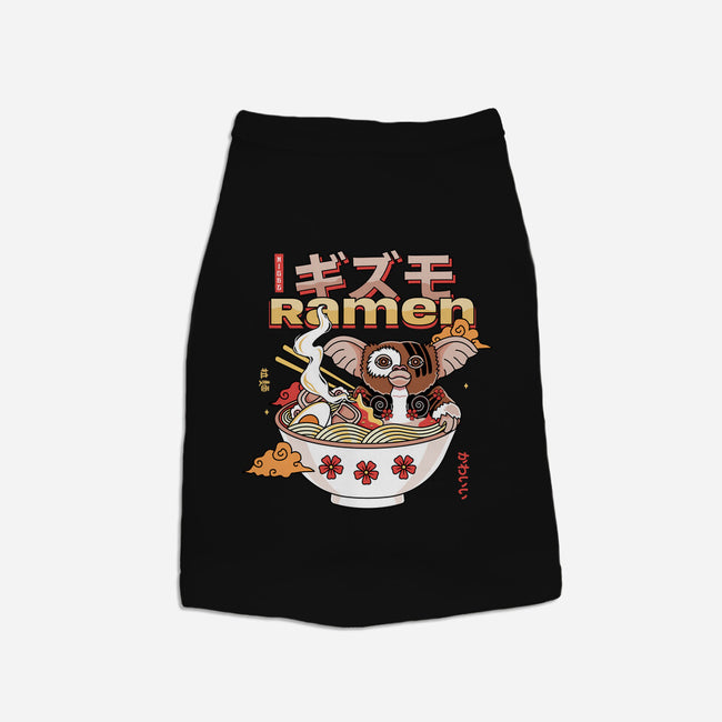 Dangerous Night Ramen-dog basic pet tank-Logozaste