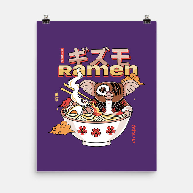 Dangerous Night Ramen-none matte poster-Logozaste