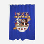 Dangerous Night Ramen-none polyester shower curtain-Logozaste