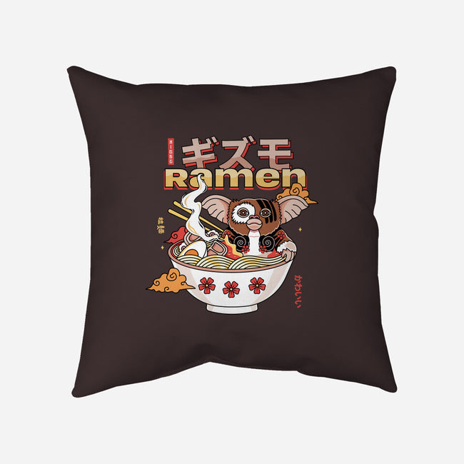 Dangerous Night Ramen-none removable cover w insert throw pillow-Logozaste
