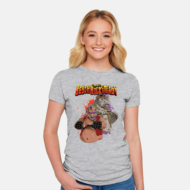 Enemies Of Nostalgia-womens fitted tee-Conjura Geek