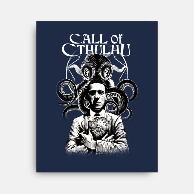 Call-none stretched canvas-Conjura Geek