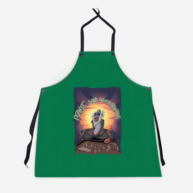Monkey-unisex kitchen apron-Conjura Geek