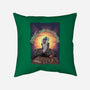 Monkey-none removable cover throw pillow-Conjura Geek