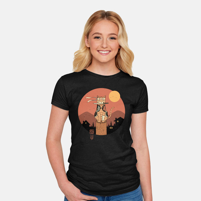 Catana Ninja-womens fitted tee-vp021