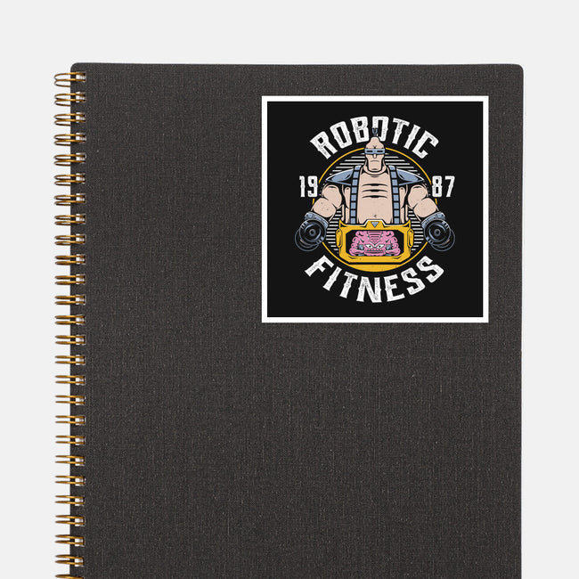 Robotic Fitness-none glossy sticker-Alundrart