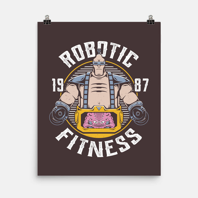 Robotic Fitness-none matte poster-Alundrart