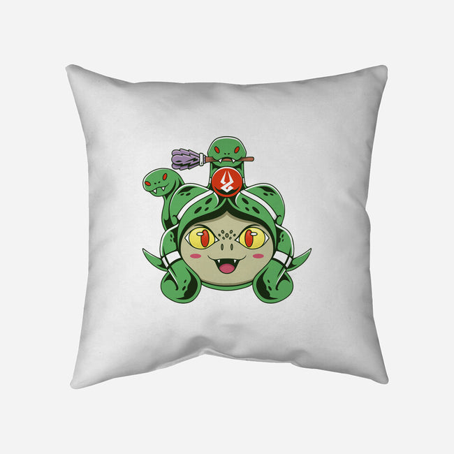 Gorgon Head-none removable cover throw pillow-Alundrart