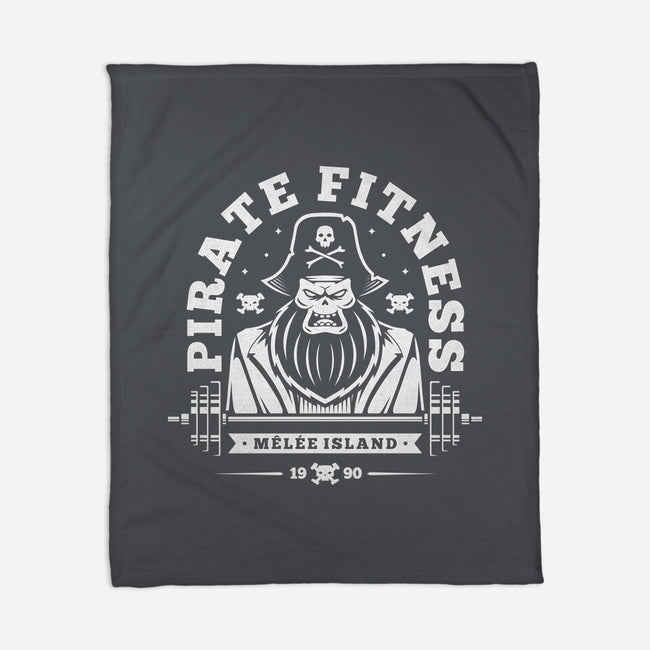 Pirate Fitness-none fleece blanket-Alundrart