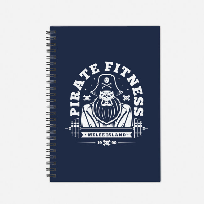 Pirate Fitness-none dot grid notebook-Alundrart