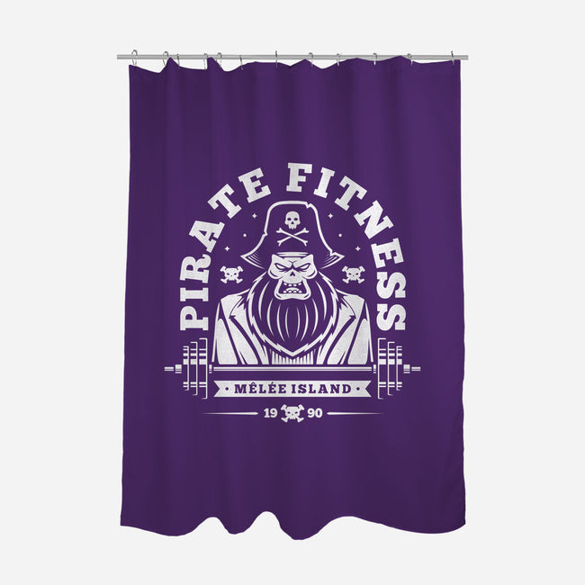 Pirate Fitness-none polyester shower curtain-Alundrart