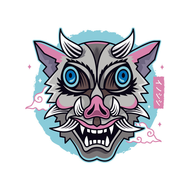 Boar Oni Mask-cat basic pet tank-Logozaste