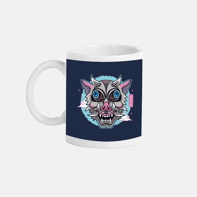 Boar Oni Mask-none mug drinkware-Logozaste