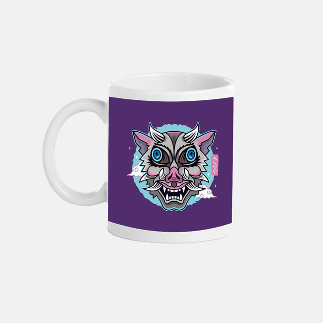 Boar Oni Mask-none mug drinkware-Logozaste