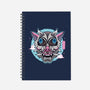 Boar Oni Mask-none dot grid notebook-Logozaste