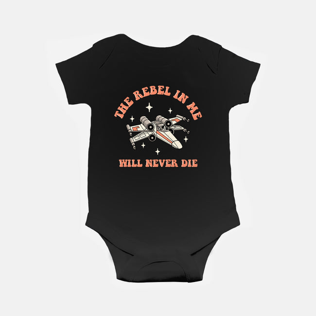 Immortal Rebel-baby basic onesie-retrodivision