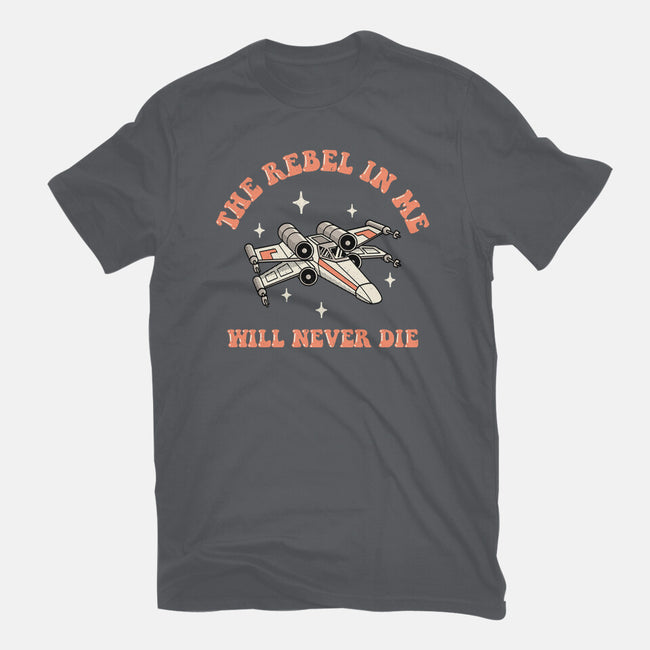 Immortal Rebel-mens heavyweight tee-retrodivision