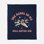 Immortal Rebel-none fleece blanket-retrodivision