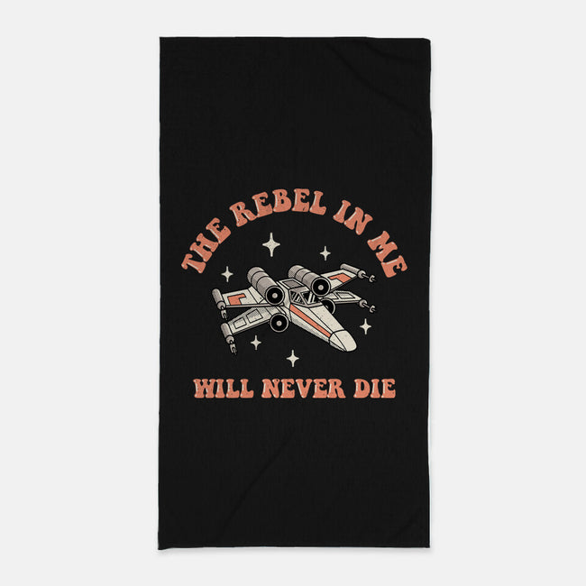 Immortal Rebel-none beach towel-retrodivision